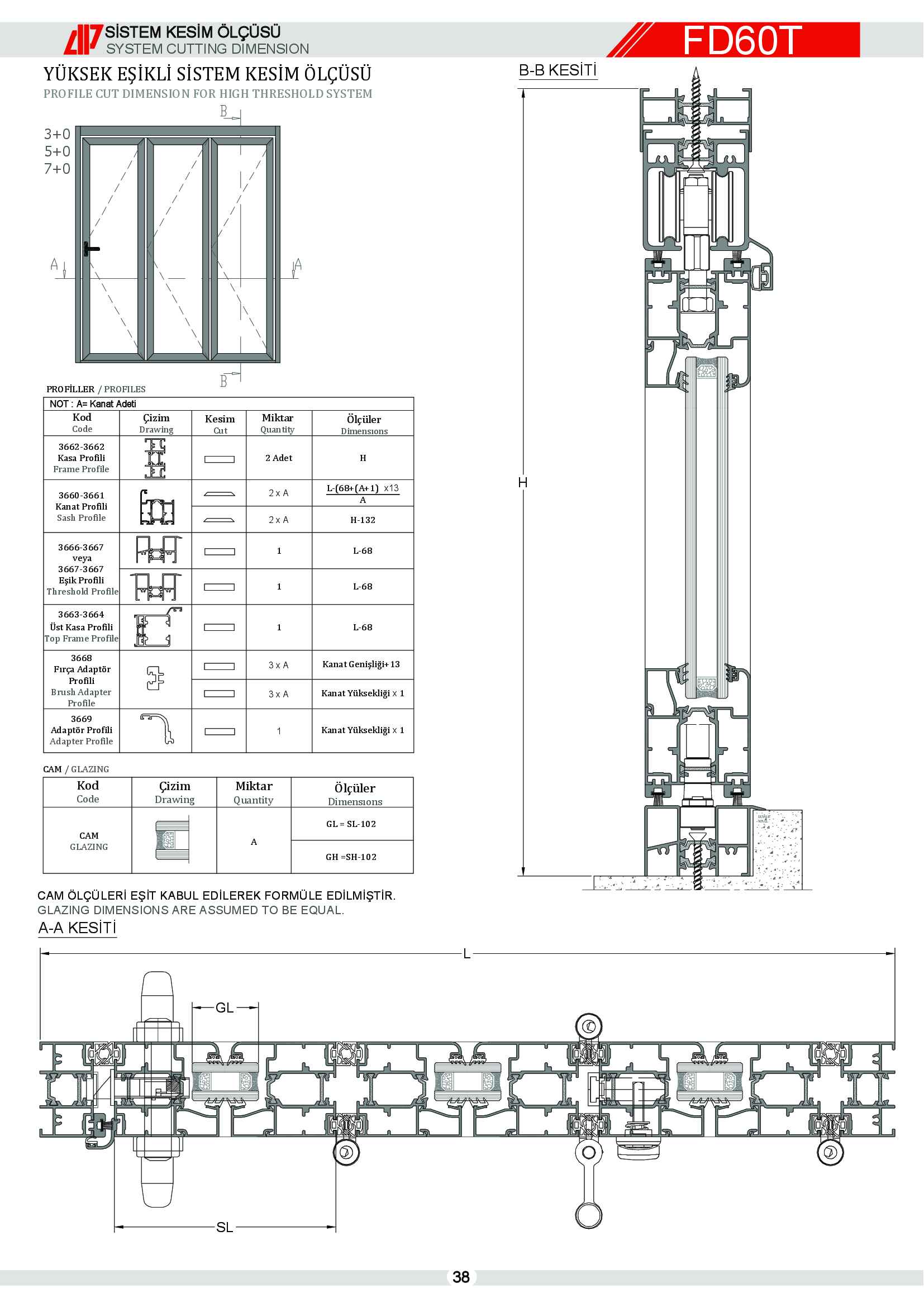 Aluminyum Katlanır Kapı 41